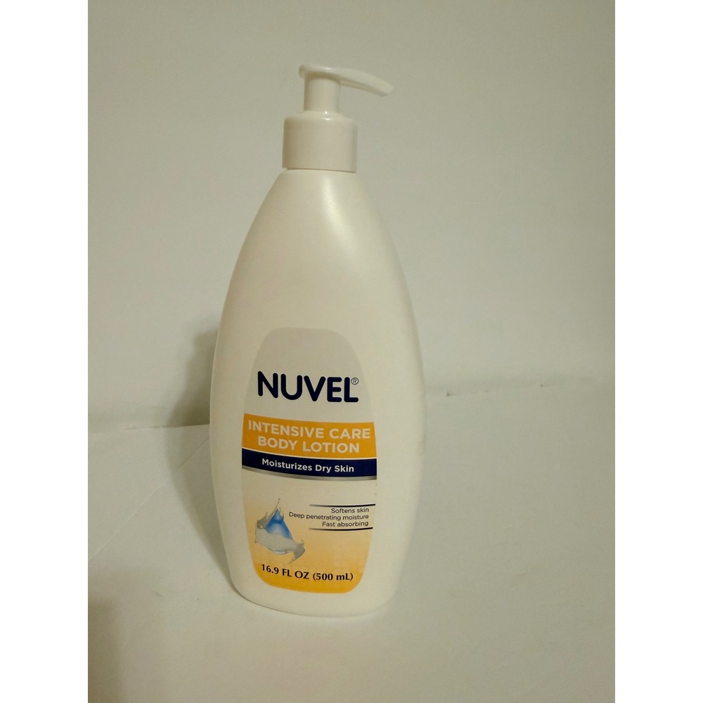 Nuvel‎ Intensive Care Body Lotion Moisturizes Dry Skin 16.9 fl oz Pump Bottle